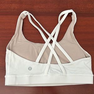 Lululemon energy bra- white
